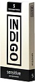 Гладкие презервативы Indigo Sensitive №5 ультратонкие