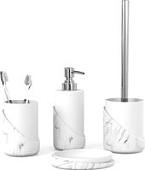 Аксессуары для ванной и туалета FORA Marble Light (4 предмета)