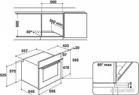 Духовой шкаф Indesit IFW 4841 JH BL