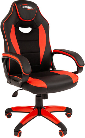Кресло Brabix GM-162 (черный/красный)