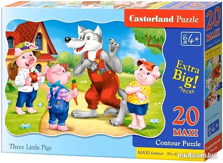 Пазл Castorland Три поросенка C-02399 (20 эл)