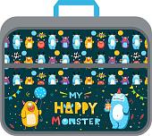 Папка-портфель ArtSpace Happy Monster ПТР-111_42172