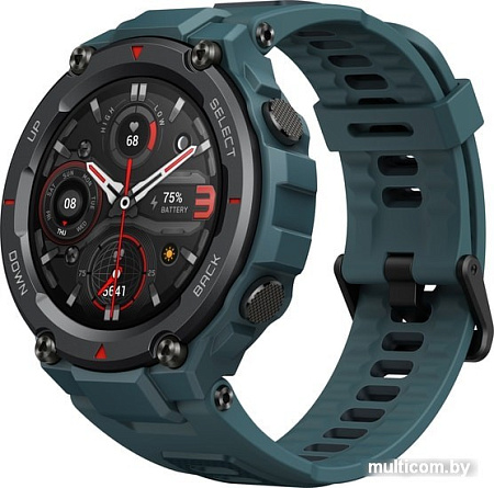 Гибридные умные часы Amazfit T-Rex Pro (лазурно-синий)