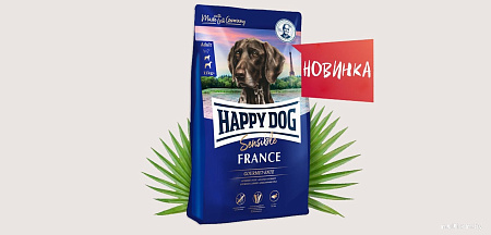 Сухой корм для собак Happy Dog Sensible France утка, картофель 60554 11 кг