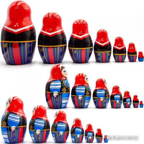 Развивающая игра Брестская Матрешка В польском народном костюме (набор 7 шт)