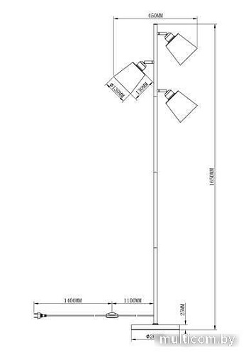 Торшер Moderli Floor V3050-3F