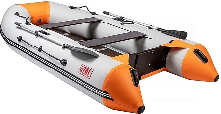 Моторно-гребная лодка Тонар Алтай 320L (оранжевый/белый)