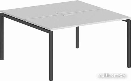 Стол Norden 140x123.8x75 SG.242.WH.44.AN (антрацит/белый)