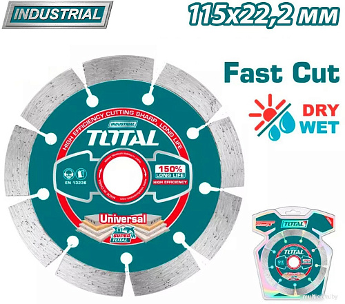 Отрезной диск алмазный Total TAC21111512