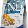 Сухой корм для кошек Farmina N&amp;D LG Ocean Cat Codfish &amp; Orange 1.5 кг