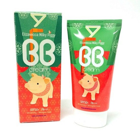 Elizavecca Milky Piggy BB Cream SPF50 увлажняющий (50 мл)