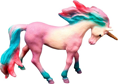 Фигурка Masai Mara Мир фэнтези. Сиреневый единорог с цветной гривой MM206-439