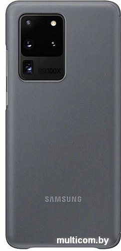 Чехол Samsung Smart Clear View Cover для Galaxy S20 Ultra (серый)