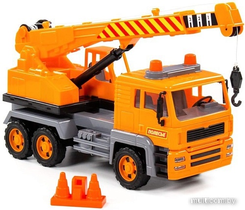 Автомобиль с краном Полесье Алмаз автомобиль-кран инерционный 86716