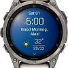 Умные часы Garmin Fenix 8 Sapphire, Titanium 47мм (светло-серый, титановый ремешок)