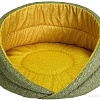 Лежак Homepet №1 83136 (45x45x27см, желтый/зеленый)