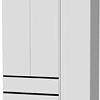 Шкаф распашной Mebelain Варма Stor 123 (белый)
