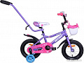 Детский велосипед AIST Wiki 12 (фиолетовый/розовый, 2019)