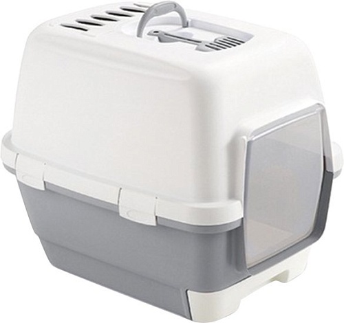 Туалет-домик Stefanplast Cathy Clever&Smart 98712 (светло-серый/белый)