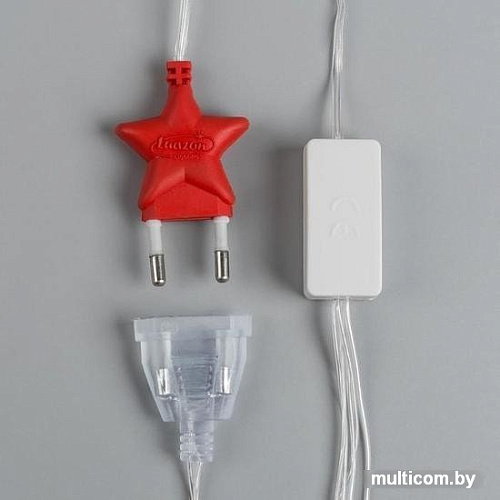 Бахрома Luazon 48 LED 1.8х0.5м (теплый белый) 3556830
