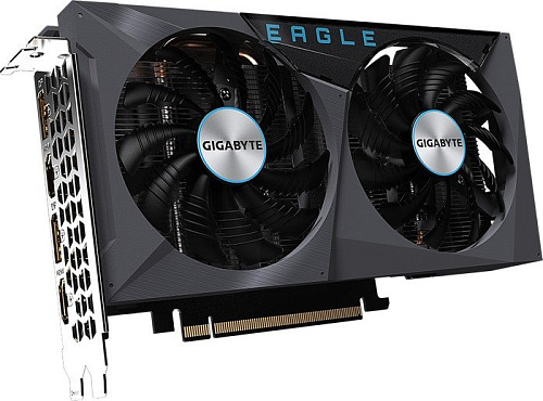 Видеокарта Gigabyte GeForce RTX 3050 Eagle 8G GV-N3050EAGLE-8GD