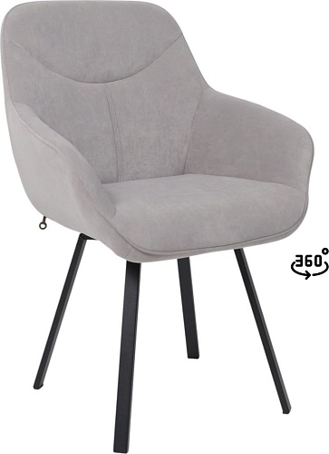 Стул Мамадома Romeo smile 360 (b22 Grey Lux/черный)