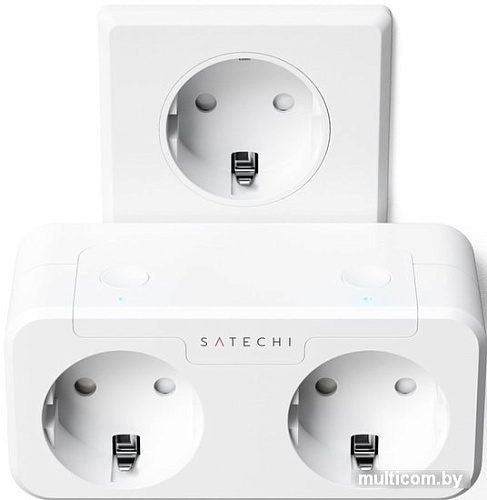 Умная розетка Satechi Dual Smart Outlet EU