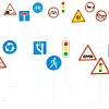 Развивающая игрушка Полесье Дорожные знаки 64219