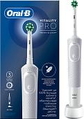 Электрическая зубная щетка Oral-B Vitality Pro D103.413.3 Cross Action Protect X Clean White 4210201427209 (белый)