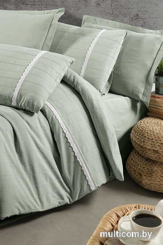 Постельное белье Arya Stone Washed Minty 200x220 8680943225382