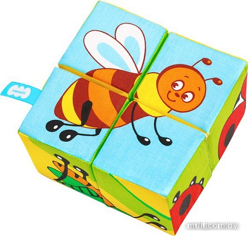 Кубики Мякиши Собери картинку Насекомые 689