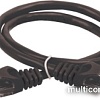 Кабель ITK RJ45 - RJ45 PC09-C5EU-1M (1 м, черный)