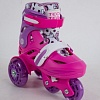 Роликовые коньки Tech Team Bloom (р.31-35, розовый)
