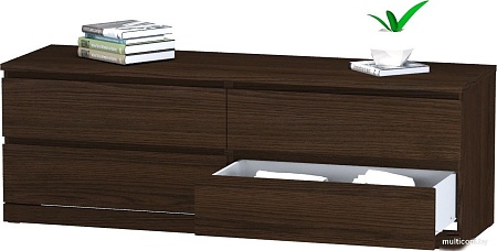 Комод Mio Tesoro Varma Prime 4D (коричневый)