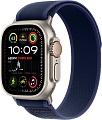 Умные часы Apple Watch Ultra 2 LTE 49 мм (титановый корпус, титановый/синий, нейлоновый ремешок M/L)