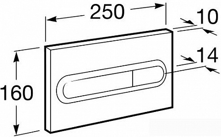 Roca PL1 Dual (хром) [890095001]