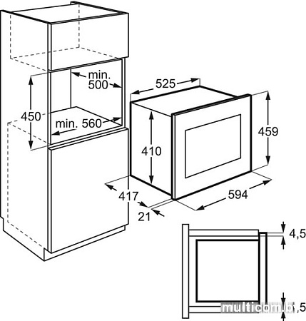 Микроволновая печь Electrolux KMFE264TEW