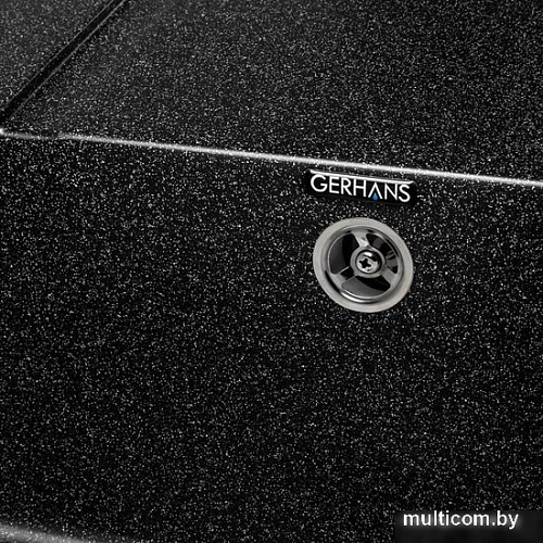 Кухонная мойка Gerhans B27 (черный)