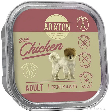 Консервированный корм для собак Araton Adult с курицей KIK45704 (150г)