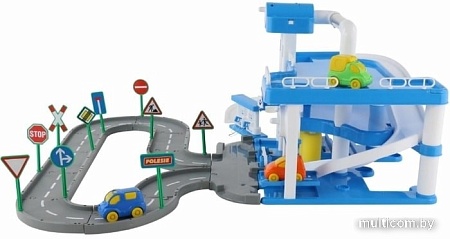 Элемент трека Полесье Паркинг Aral 3-уровневый с дорогой 40428