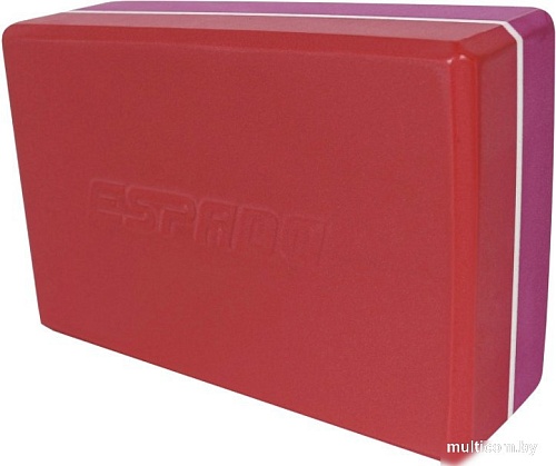 Блок для йоги Espado ES2722 (розовый/красный)