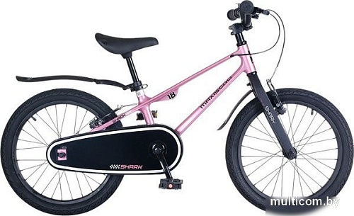 Детский велосипед Maxiscoo Shark Sport 18 2025 MSC-SH1843 (розовый жемчуг)