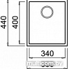 Кухонная мойка Elleci Quadra 100 White K96