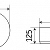 Умывальник CeramaLux C1055 (белый/золотистый)