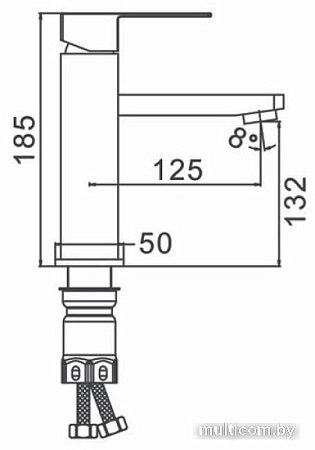 Смеситель Ekko E1082-23 (синий)