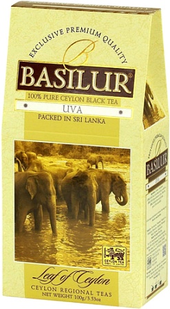 Черный чай Basilur Лист Цейлона Ува черный 4135 100 г