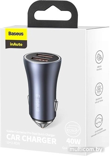 Автомобильное зарядное Baseus CCJD-A0G