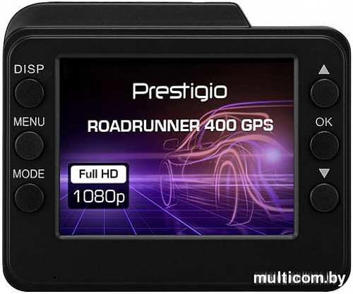 Автомобильный видеорегистратор Prestigio Roadrunner 400GPS