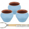 Набор горшочков Elan Gallery TerraCotta 570100