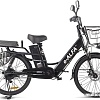 Электровелосипед Eltreco Green City E-Alfa Lux 2021 (черный)